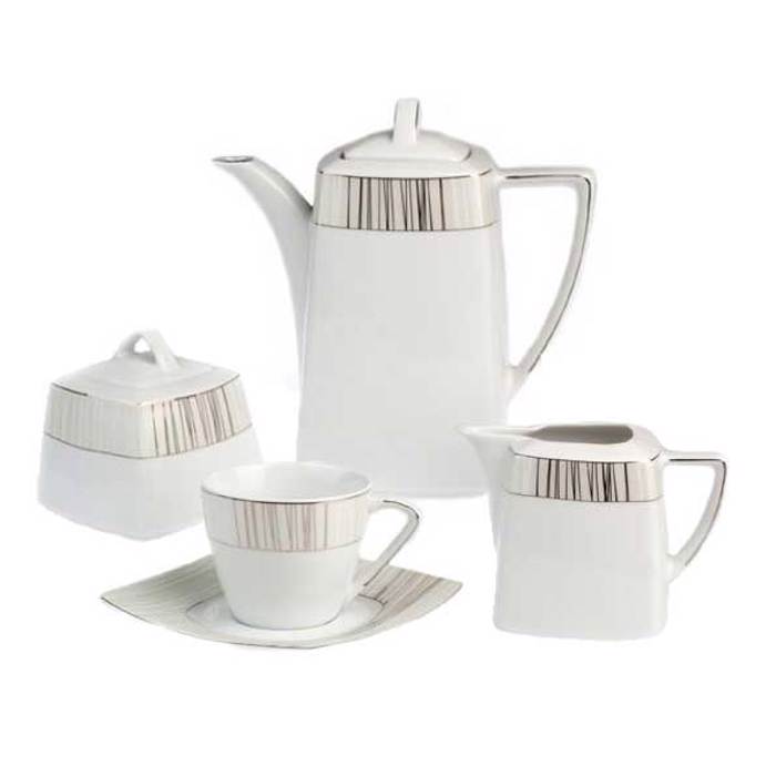 Cryspo Trio Flitzani/Piataki Tsagou 230cc Porselani me Platina 'LINETTE' 5027716